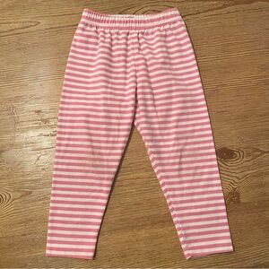 Vintage Zoodles Pink and White Striped Pants
